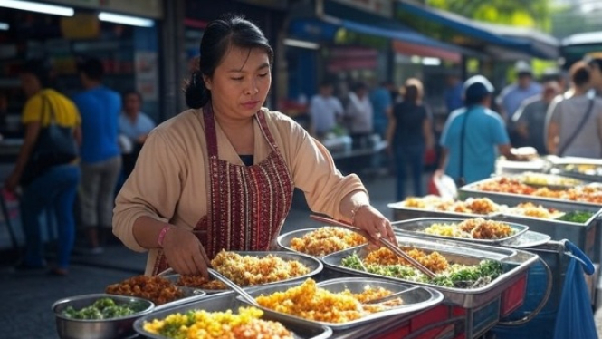 Aneka Jajanan Pasar di Thailand