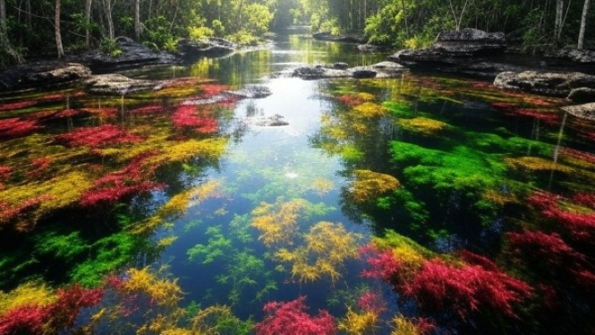Sungai Pelangi di Kolombia: Caño Cristales