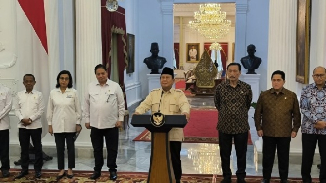 Presiden Prabowo Subianto, Konferensi Pers di Istana Negara