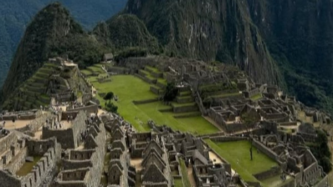 Reruntuhan Kuno Inca Machu Picchu