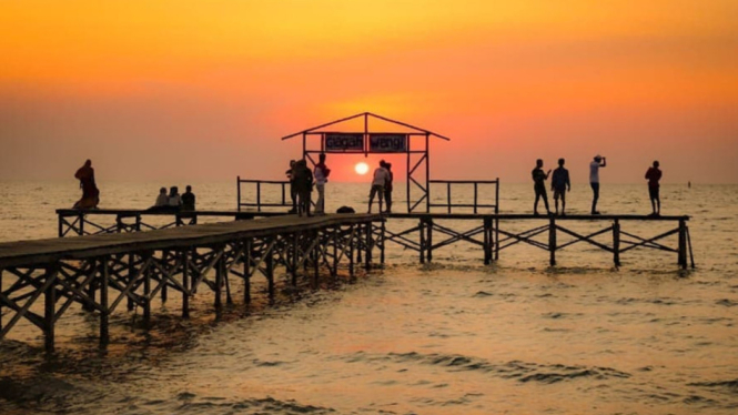 Pantai Glagah Wangi Istambul di Demak, Jawa Tengah