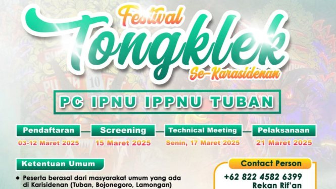 Festival Tongklek se-Karesidenan Bojonegoro