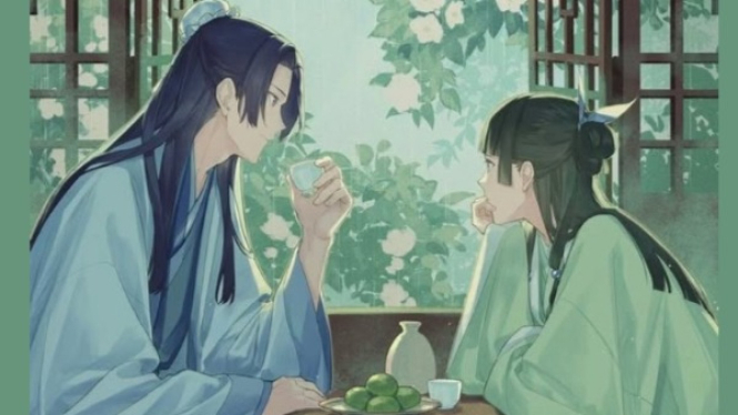 Jinshi dan Maomao dalam 'The Apothecary Diaries'