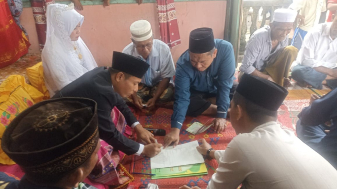 Pengesahan pernikahan di Pulau Pulau Batu