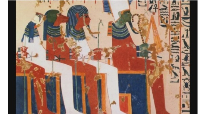 Osiris dan Empat Putra Horus