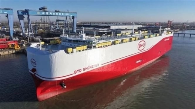 Pelabuhan Industri Mobil Tiongkok