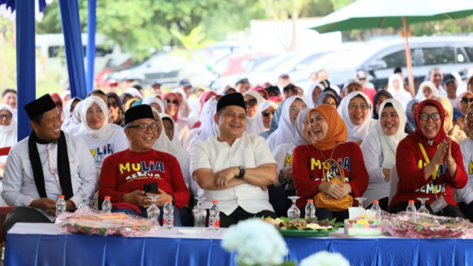 Walikota Makassar dan Wakil Walikota dalam Acara