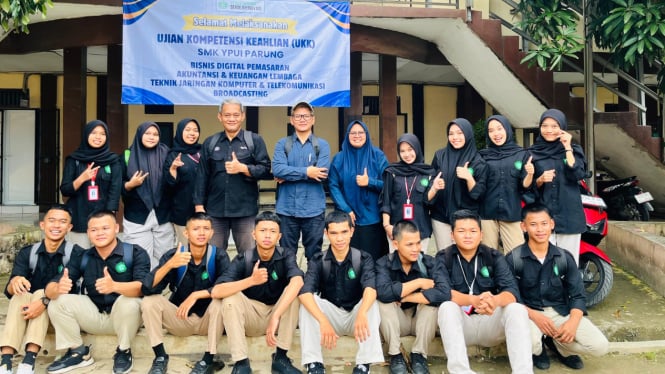 Ujikom SMK YPUI Parung, Bogor, Kelas 12 Jurusan Broadcasting
