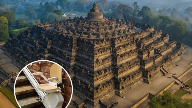 Stairlift di Borobudur
