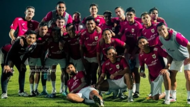 Latihan Timnas Indonesia