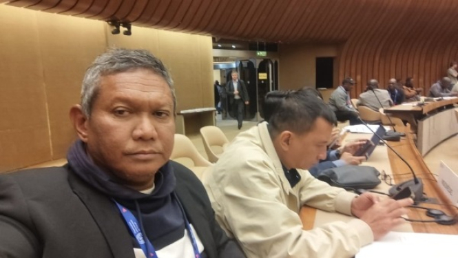Soeharjono di Sidang ILC 113 , ILO 2025 Jenewa
