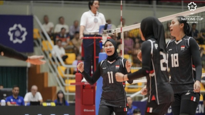 Ersandrina Devega Pemain Timnas Voli Putri Indonesia