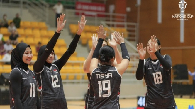 Timnas Voli Putri Indonesia di AVC Nation Cup 2025