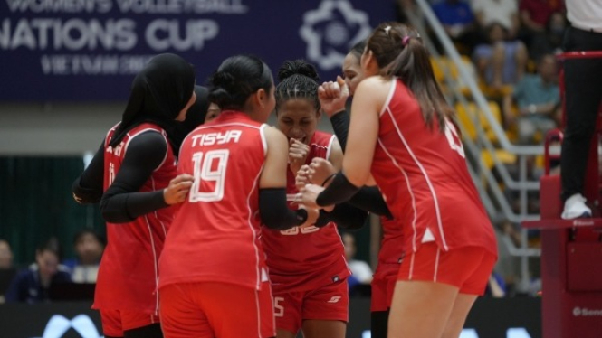 Timnas Voli Putri Indonesia di AVC Nation Cup 2025