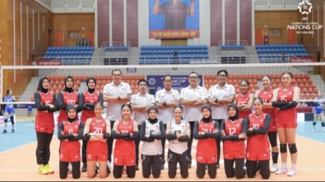Timnas Voli Putri Indonesia di AVC Nations Cup 2025