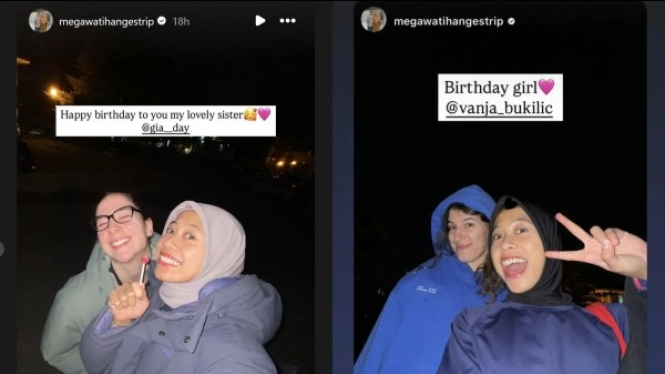 Ucapan Selamat ulang tahun dari Megawati  untuk Giovanna  dan Vanja