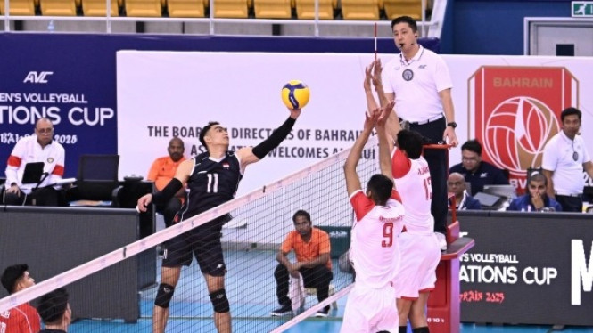 Timnas Voli Indonesia di AVC Nations Cup 2025