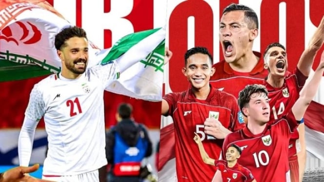 Tim nasional Iran atau Team Melli dan Timnas Indonesia