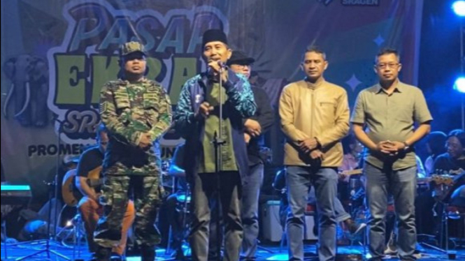 Pameran Pasar Ekonomi Kreatif (Ekraf) di Sragen, Jawa Tengah