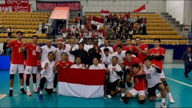 Timnas Voli Indonesia di SEA V League 2025