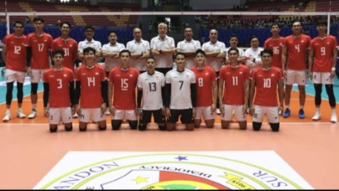 Timnas Voli Indonesia di SEA V League 2025