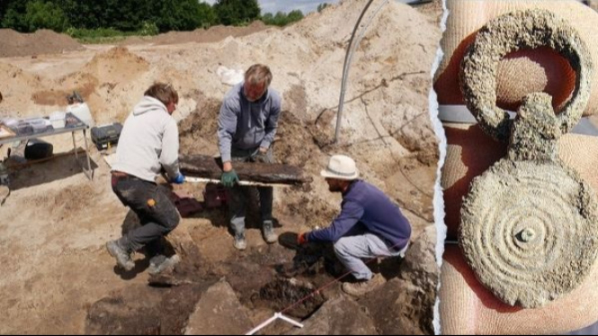Para arkeolog menemukan ratusan artefak kuno di Delbrück, Jerman