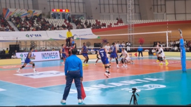 Timnas Voli Thailand Vs Kamboja
