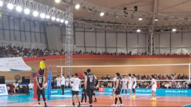 Timnas Voli Indonesia Vs Kamboja