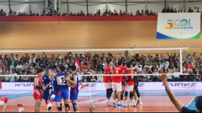 Timnas Voli Indonesia Vs Thailand