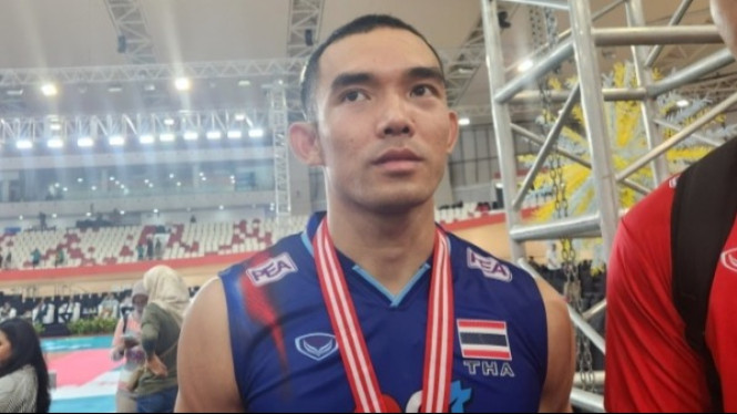 Kapten Voli Thailand Semprot Pevoli Kamboja