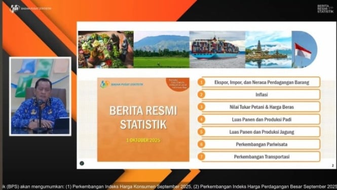 Rilis Berita Resmi Statistik oleh BPS Oktober 2025