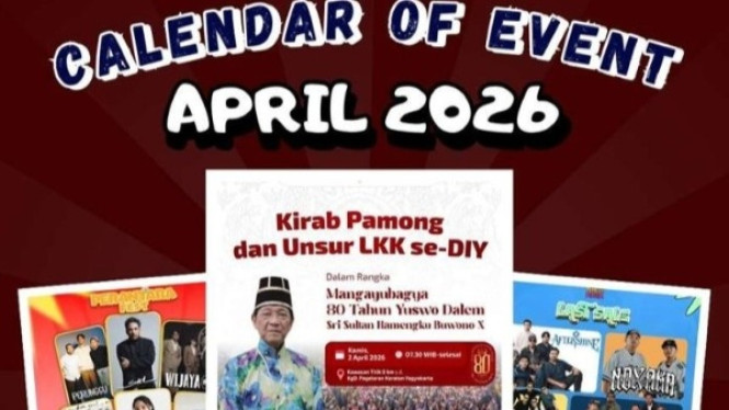 April di Jogja,  Bulan Penuh Event Seru