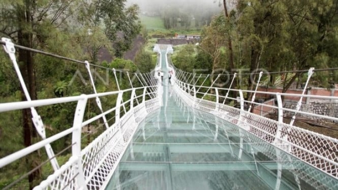 Jembatan Gantung Kaca, Bromo