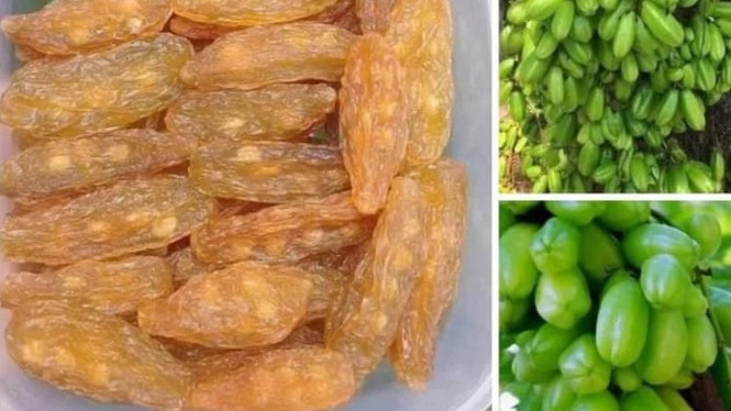 RESEP: Manisan Belimbing Wuluh Kering, Camilan Tradisional Manis Mirip Kismis yang Tahan Lama