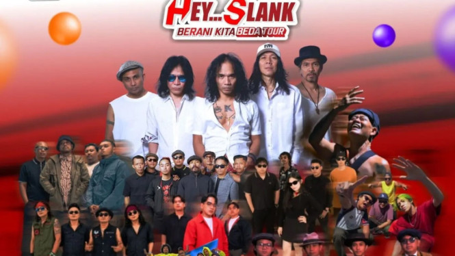 Konser HS Hey Slank Berani Kita Beda Tour di Bandung Bangkitkan Nostalgia dan Dukung Industri Kreatif Lokal