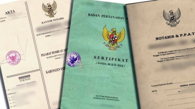 Ilustrasi Sertifikat Tanah