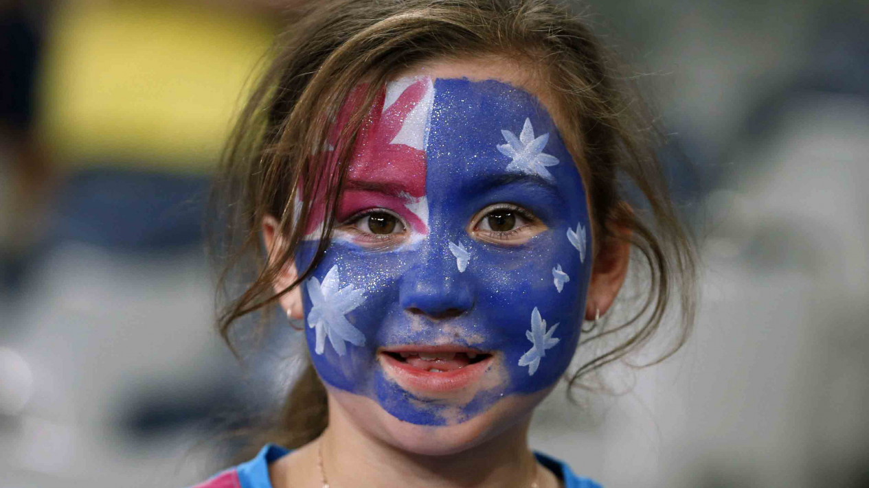 Dandanan Unik Para Suporter di Australia Open