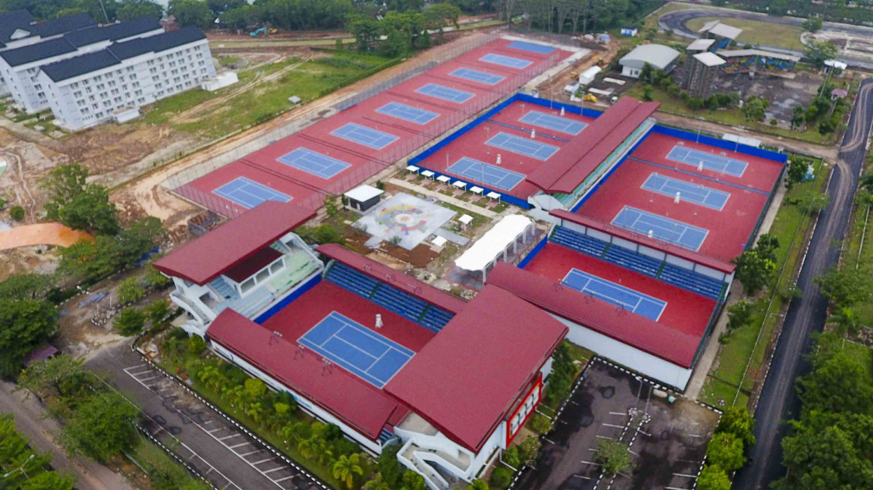 Jakabaring Sport City Terus Bersolek untuk Asian Games 2018