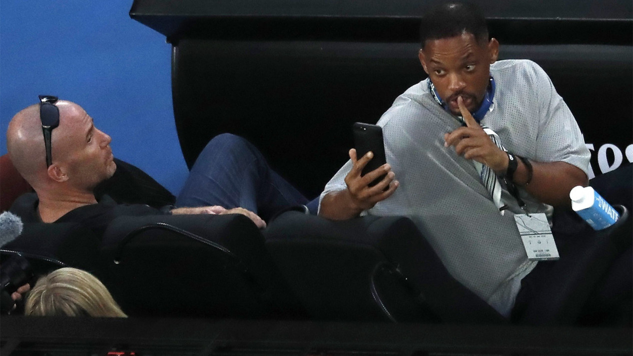 Ada Will Smith di Australia Open