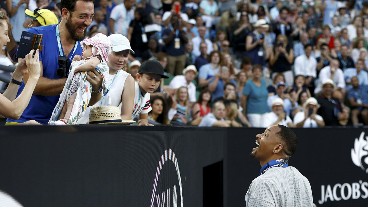 Ada Will Smith di Australia Open