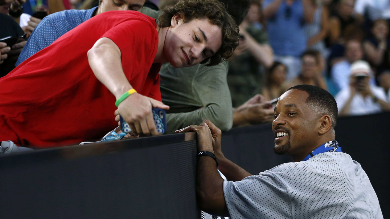 Ada Will Smith di Australia Open