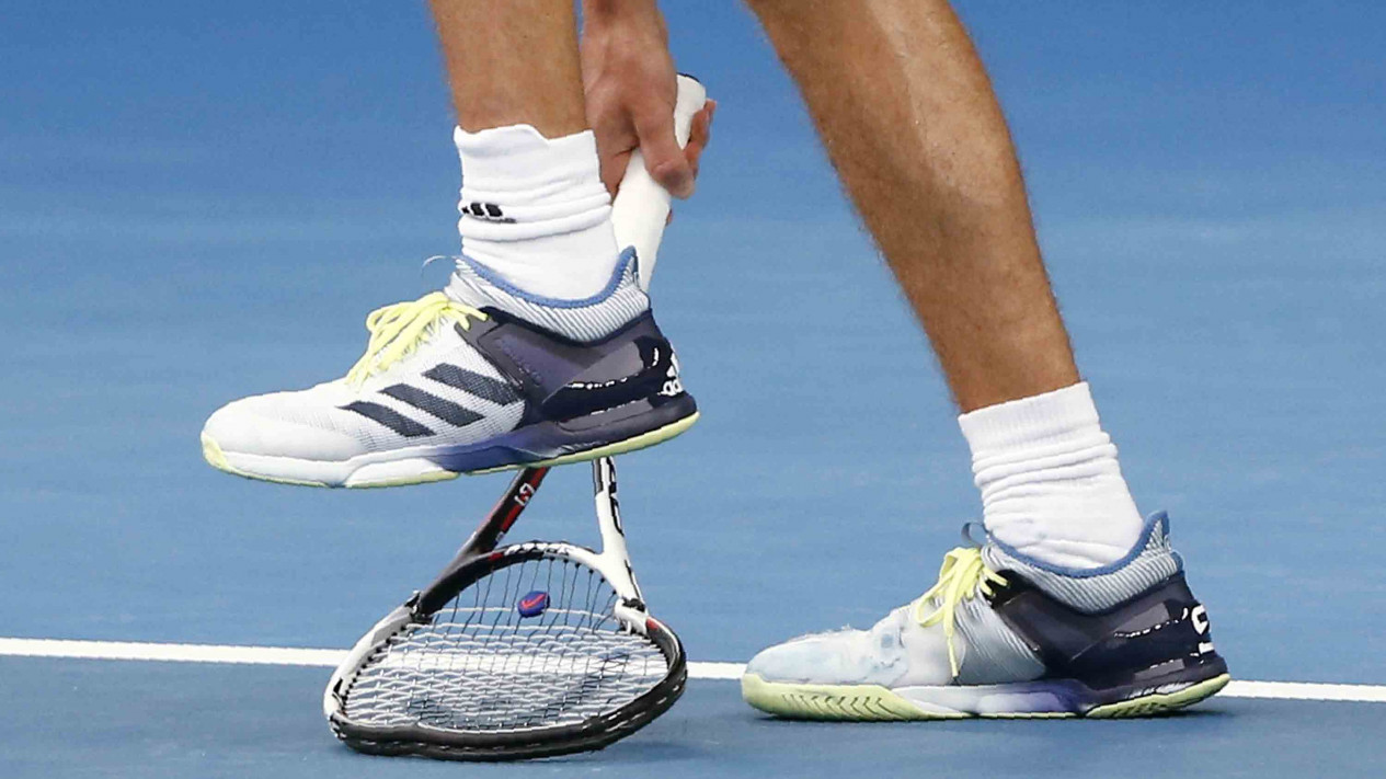 Kalah, Petenis Dunia ini Rusak Raket Kesayangannya