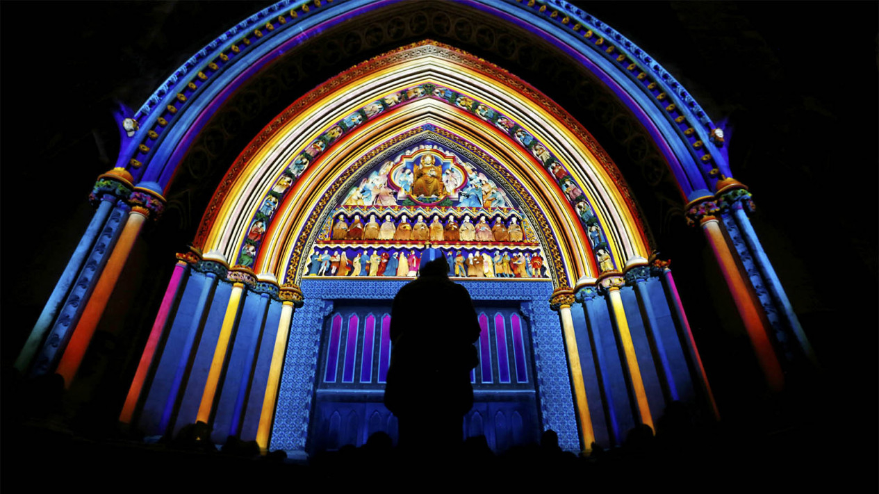 Indahnya Kelap Kelip Cahaya di Lumiere London Festival