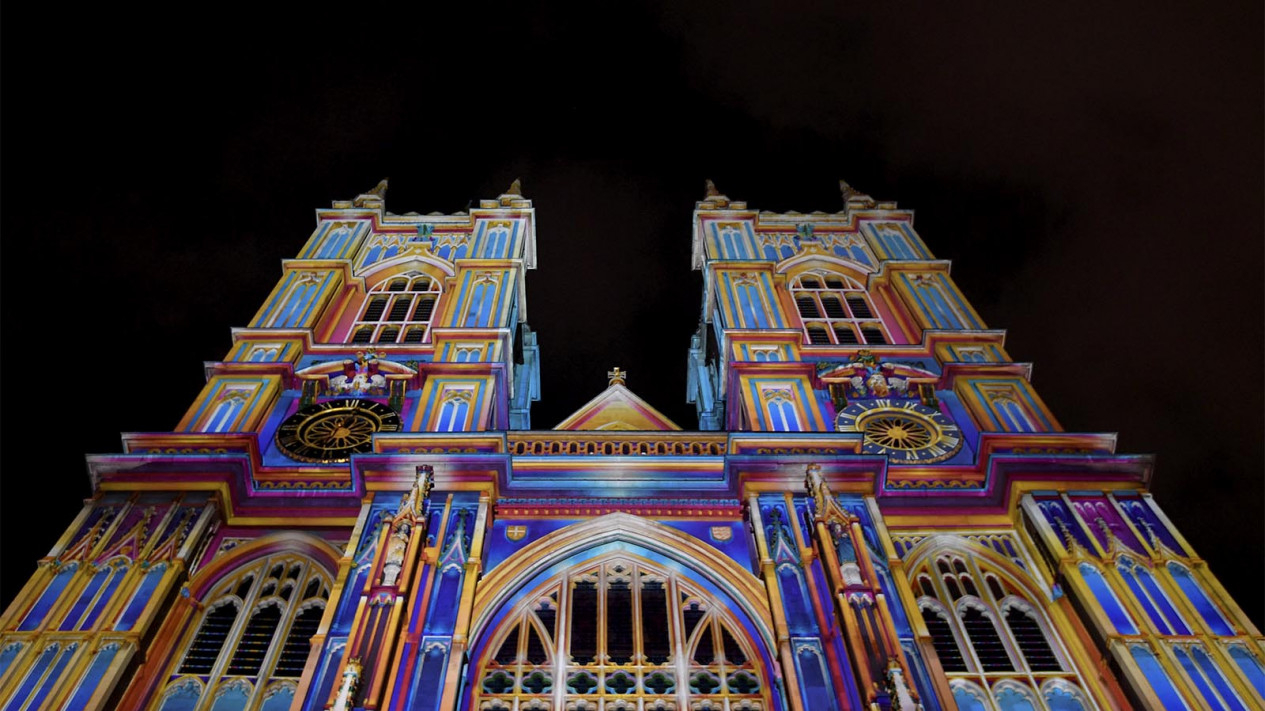 Indahnya Kelap Kelip Cahaya di Lumiere London Festival