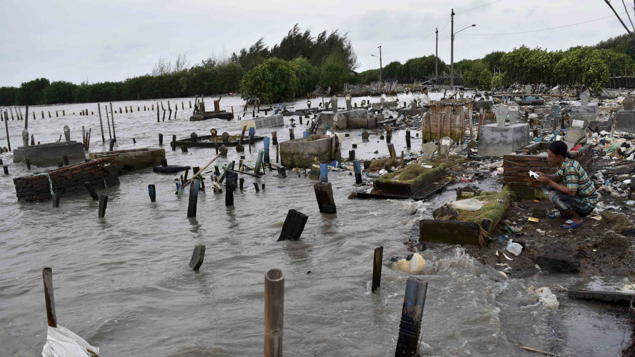 Bukti Ganasnya Abrasi Menghantam Pesisir Pulau Jawa