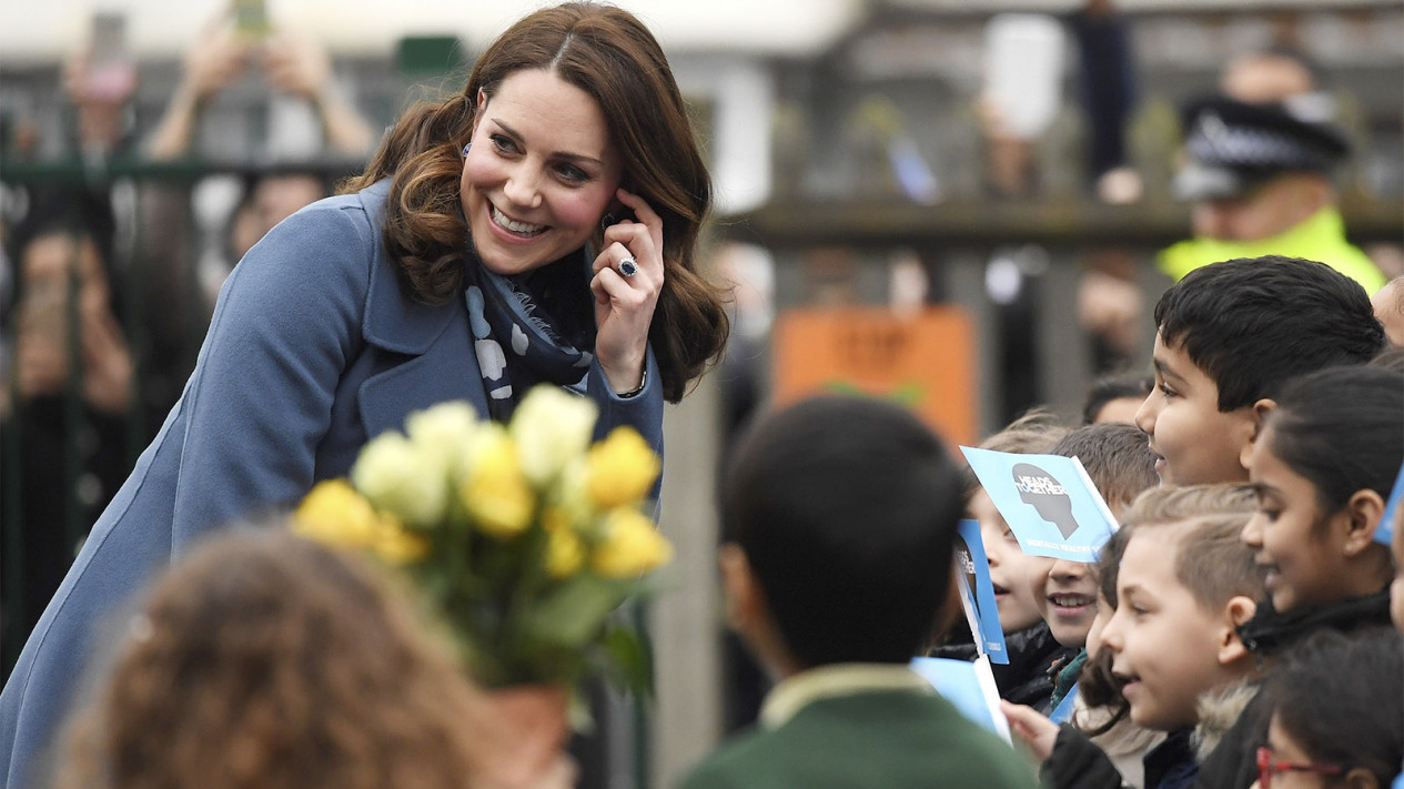 Meski Hamil, Kate Middleton Tetap Mempesona