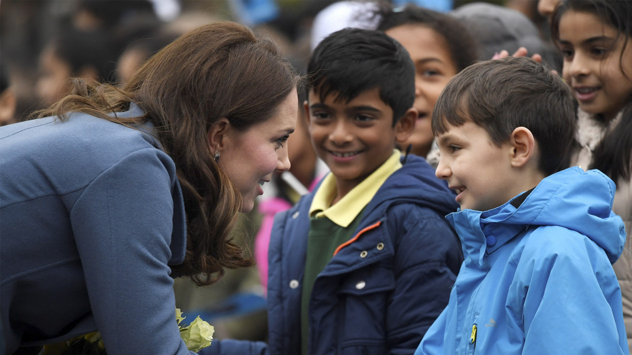 Meski Hamil, Kate Middleton Tetap Mempesona