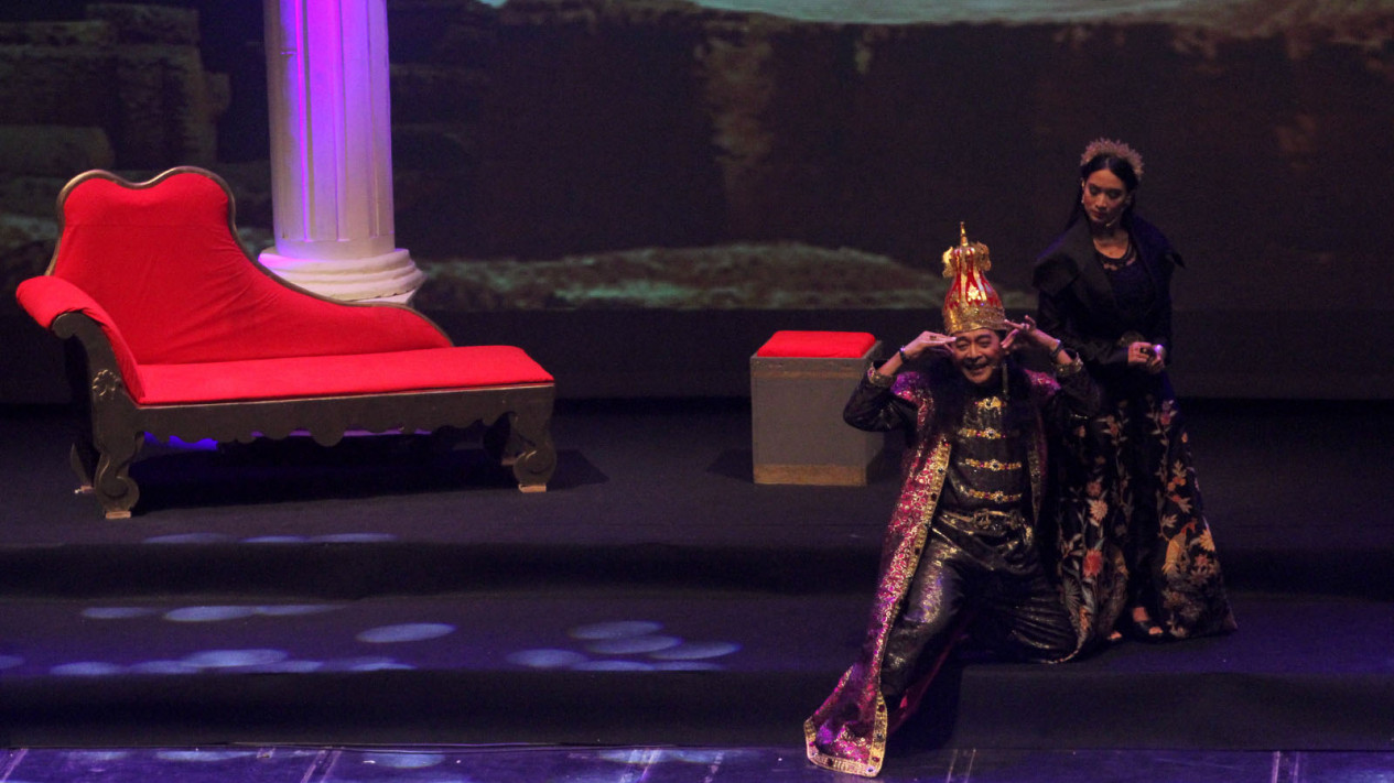 Pementasan Teater Satyam Eva Jayate