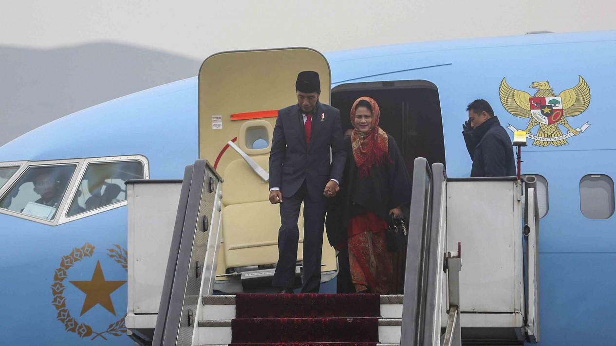 Hujan Salju Sambut Kunjungan Presiden Jokowi di Afganistan