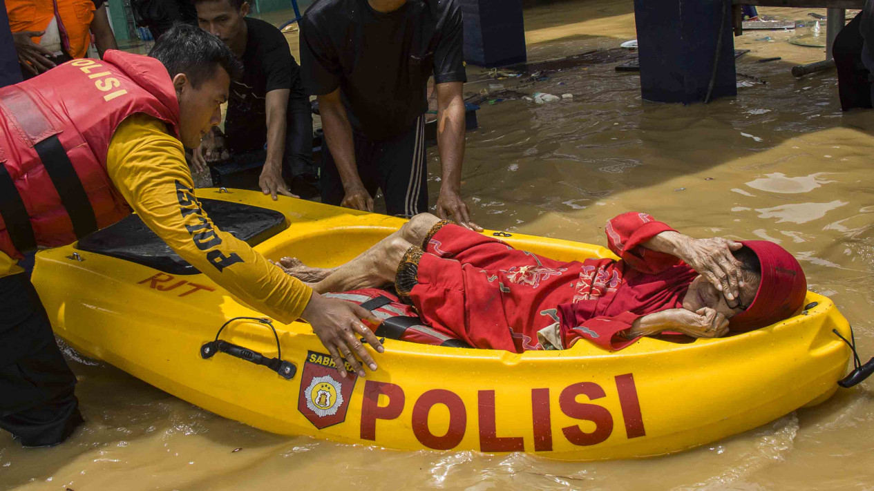 Ironi, Ketika Banjir Kembali Merendam Kampung Pulo Jakarta
